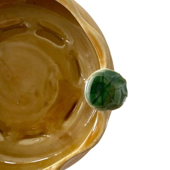 Ceramic Bowl Or Planter With Frog and Lily Pad NEW - Picture 8 of 8